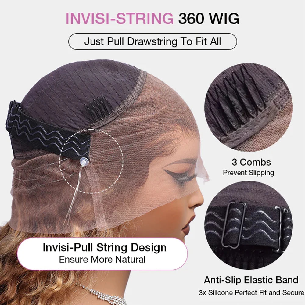 250 Density Invisi Strap 360 Full Hd Lace Frontal Human