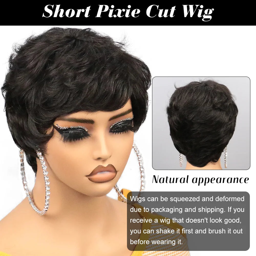 Short Bob Wig Human Hair for