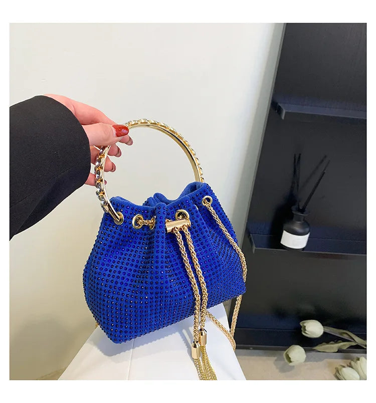 Luxury Diamonds Designer Party Handbag 2023 Tassel Chain Evening