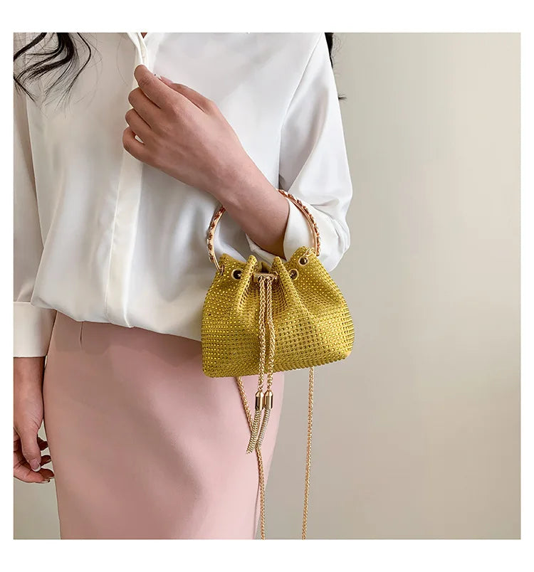 Luxury Diamonds Designer Party Handbag 2023 Tassel Chain Evening