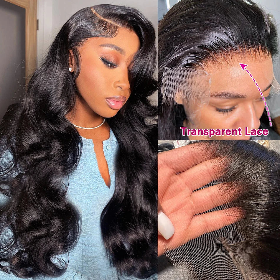 30 32 34 Inch 13x4 Lace Wig 13X6 Human Hair Lace Frontal Wig Body
