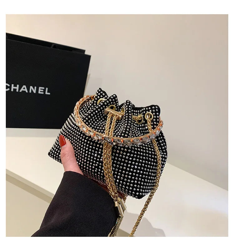 Luxury Diamonds Designer Party Handbag 2023 Tassel Chain Evening