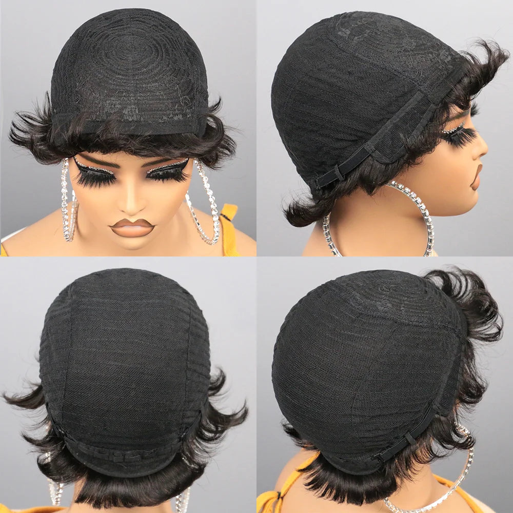 Short Bob Wig Human Hair for