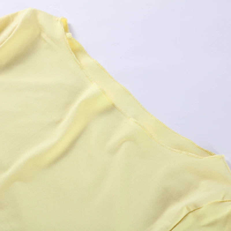Casual Yellow Women 3 Pieces Suits 2025 V-neck Long Coat