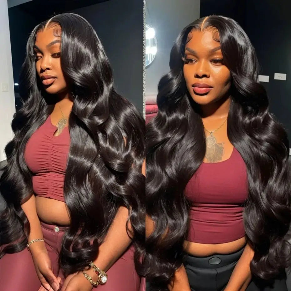 360 Full Lace Wigs For Ponytail Brazilian 30 32Inch Body Wave 13x4 13x6 HD Lace Front Wig