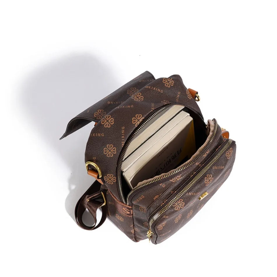 Women's Leather Backpack High-grade Texture Portable