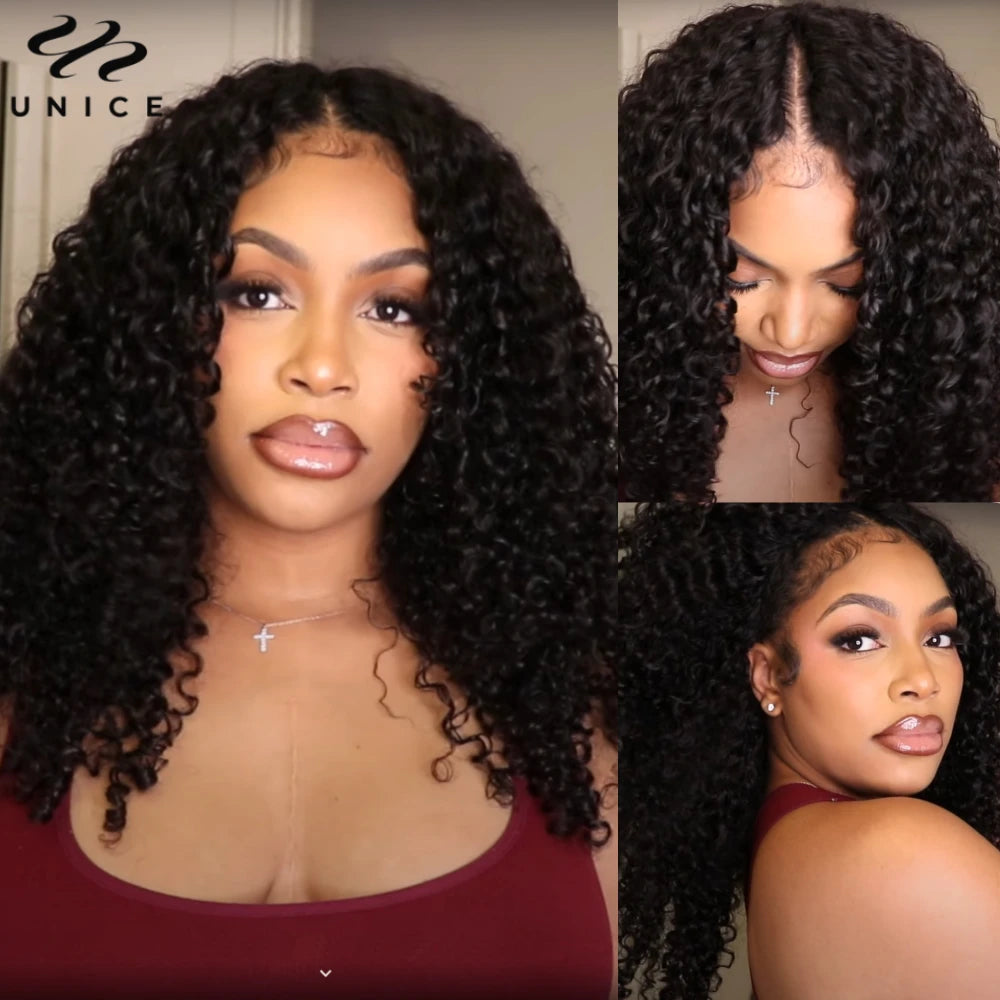 Jerry Curly V Part Wig