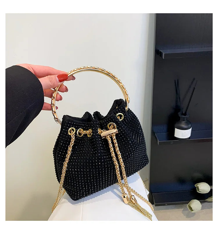 Luxury Diamonds Designer Party Handbag 2023 Tassel Chain Evening