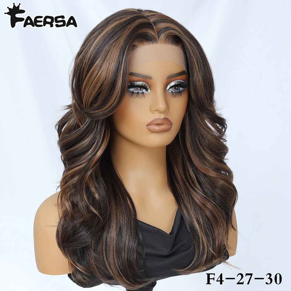 Body Wave Layered Wigs With Bangs For Women