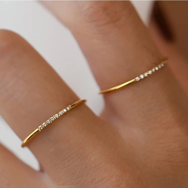 New Fashion stainless steel Cubic Zirconia