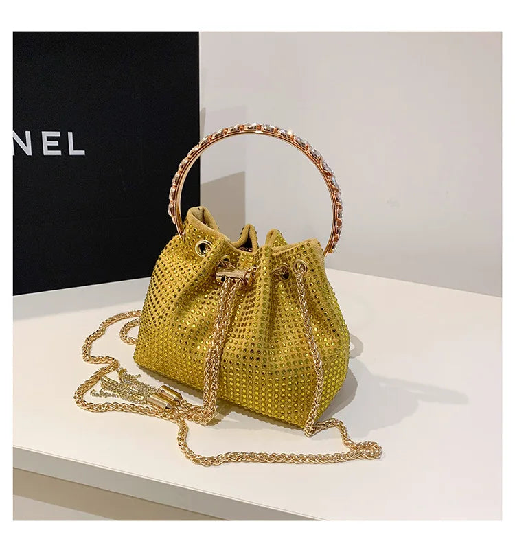 Luxury Diamonds Designer Party Handbag 2023 Tassel Chain Evening