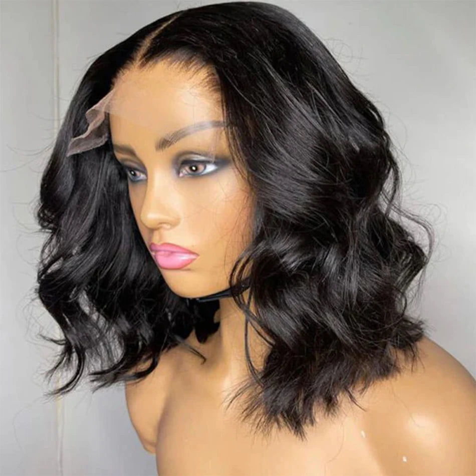 12A Short Loose Body Wave Bob Wig Brazilian
