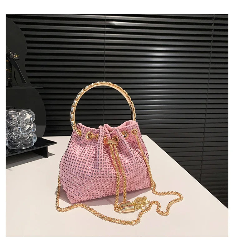 Luxury Diamonds Designer Party Handbag 2023 Tassel Chain Evening