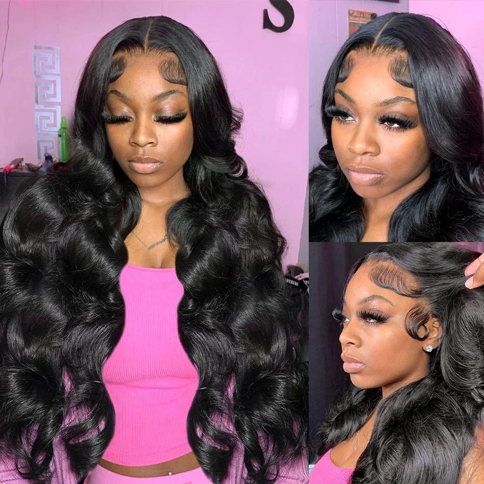 30 40 Inch 13x4 Body Wave HD Lace Frontal Wigs