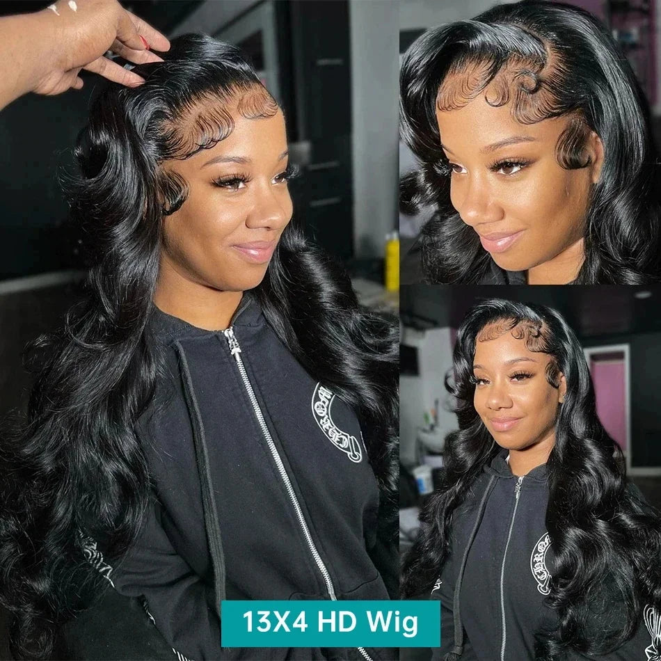 30 40 Inch Body Wave 13x6 Hd Lace Frontal