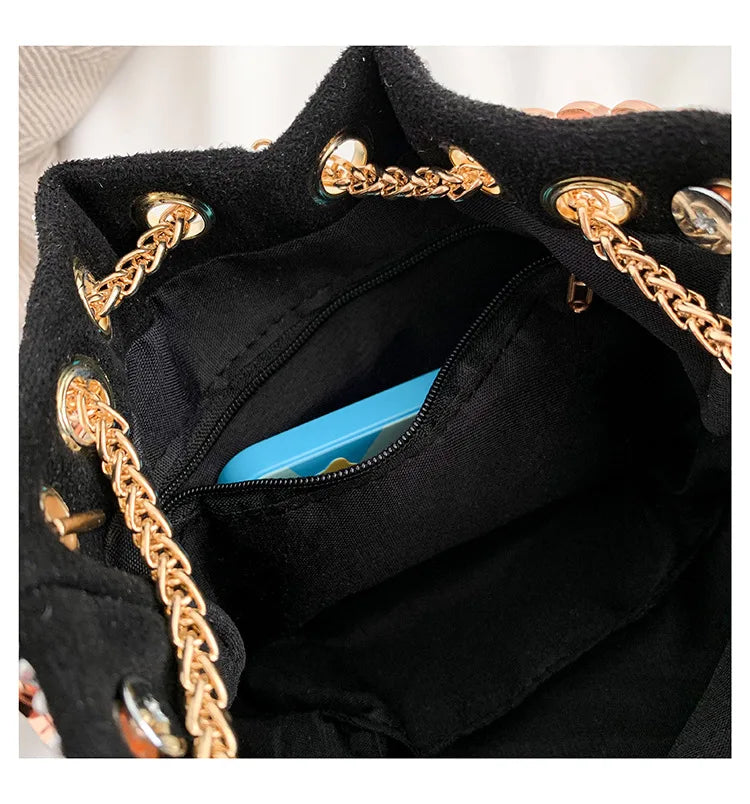 Luxury Diamonds Designer Party Handbag 2023 Tassel Chain Evening