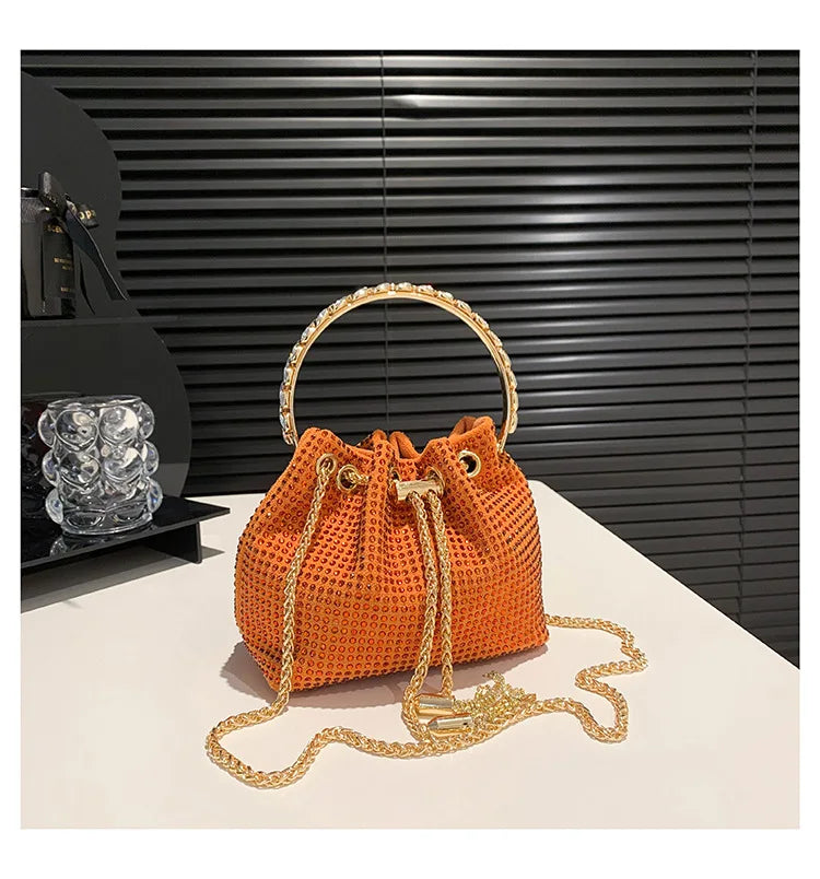 Luxury Diamonds Designer Party Handbag 2023 Tassel Chain Evening