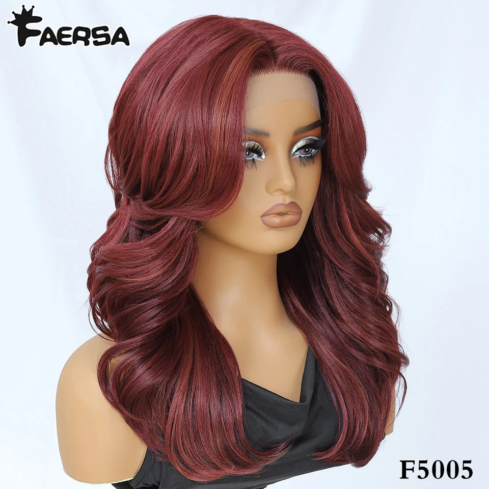 Body Wave Layered Wigs With Bangs For Women