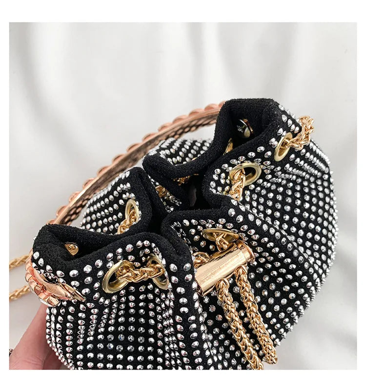 Luxury Diamonds Designer Party Handbag 2023 Tassel Chain Evening