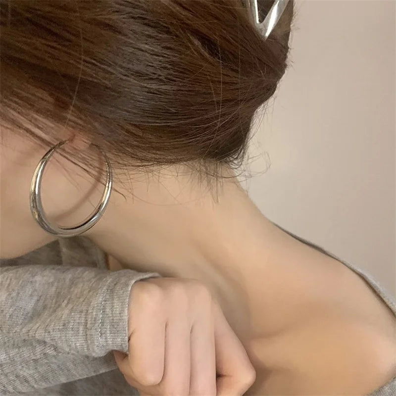 New Fashion 18K Gold Hoop Earrings For Women