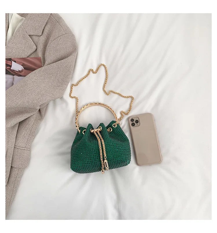 Luxury Diamonds Designer Party Handbag 2023 Tassel Chain Evening