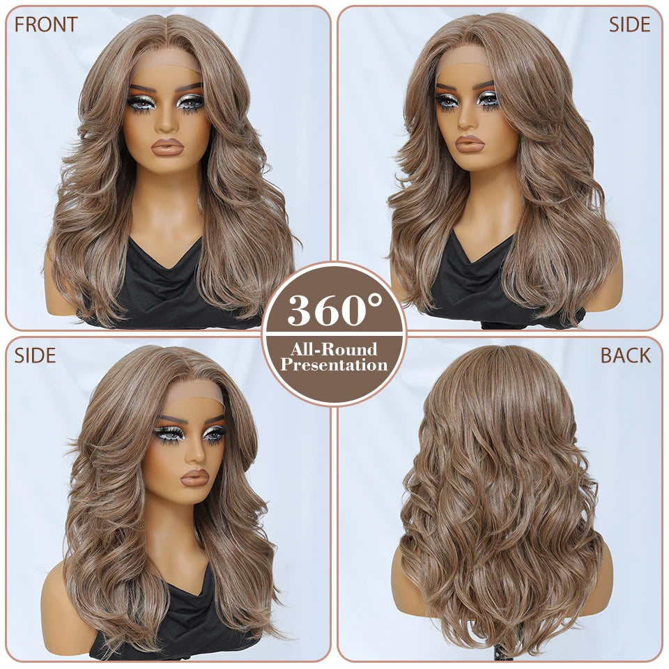 Body Wave Layered Wigs With Bangs For Women