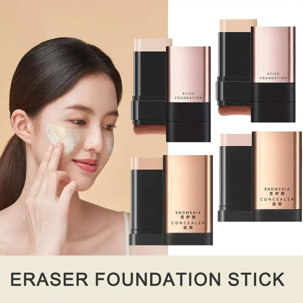 2 In 1 Foundation Stick High Coverage Concealer