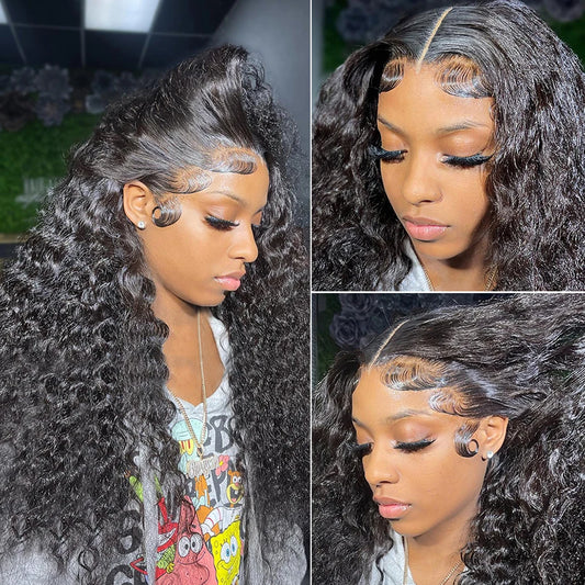 Deep Wave Frontal Wig 13x6 Hd Lace