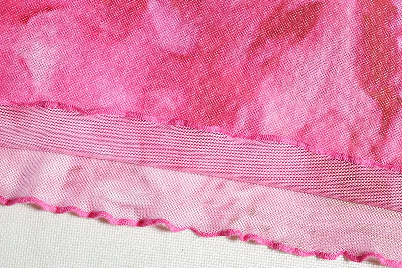 Sexy Camisole Two-piece Set Cute Y2K Kawaii Mesh Sheer Strap