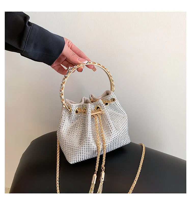 Luxury Diamonds Designer Party Handbag 2023 Tassel Chain Evening