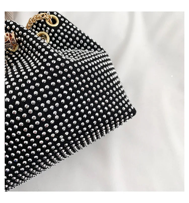 Luxury Diamonds Designer Party Handbag 2023 Tassel Chain Evening
