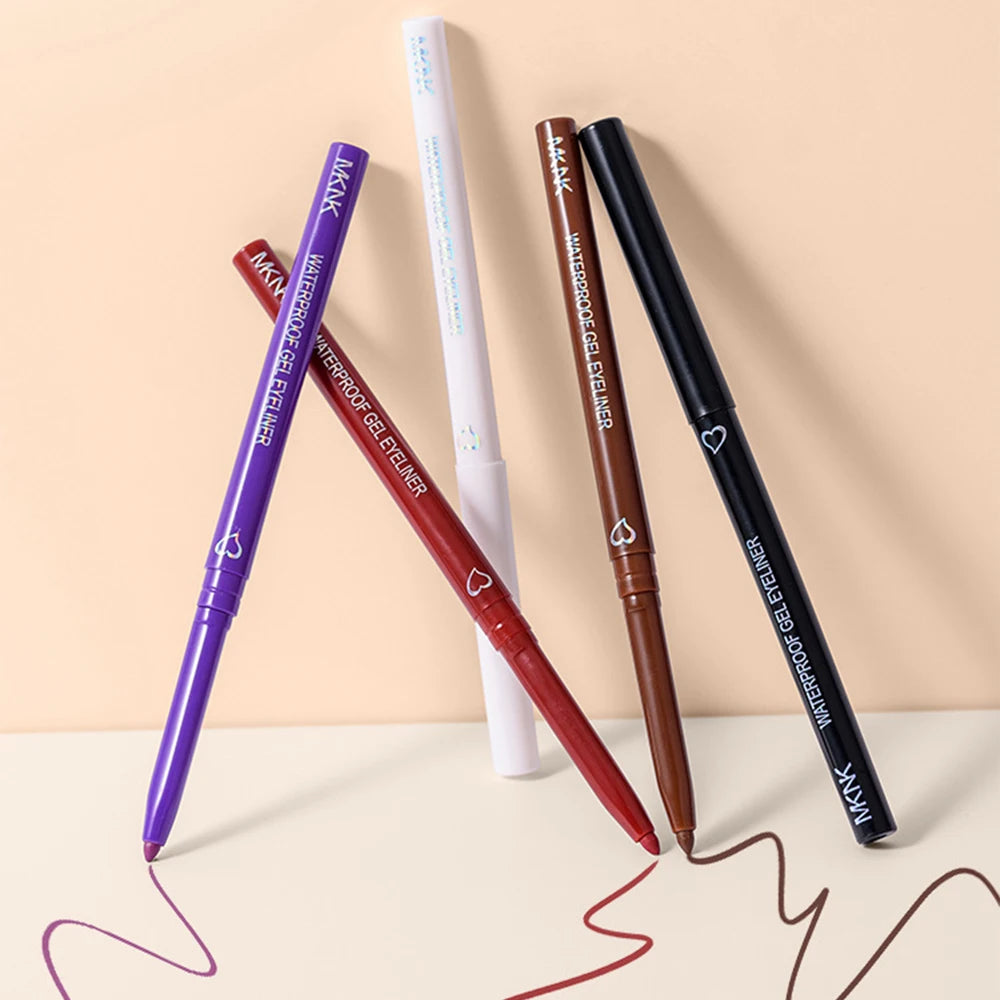 Waterproof Eyeliner Pen Smooth Matte Black Brown