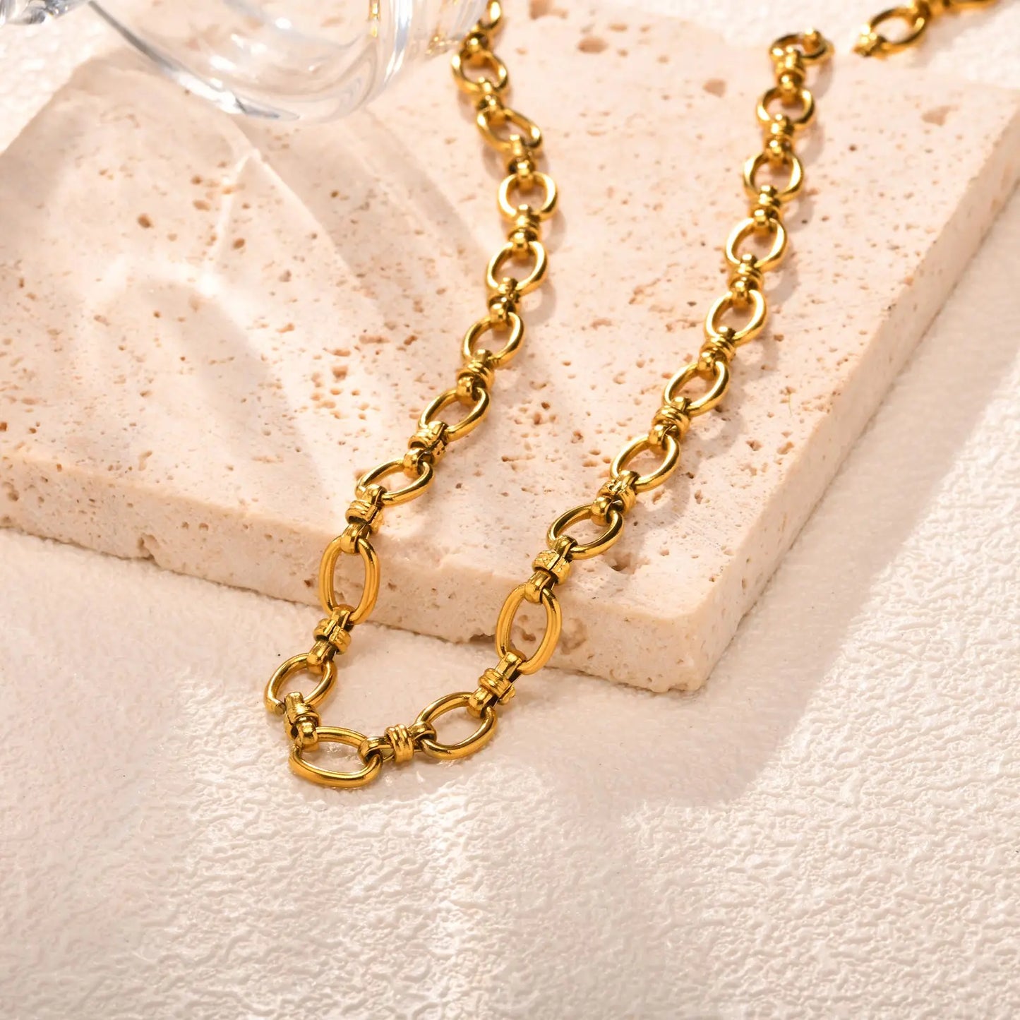 Stainless Steel Thin Chain Necklace For Women Girls,