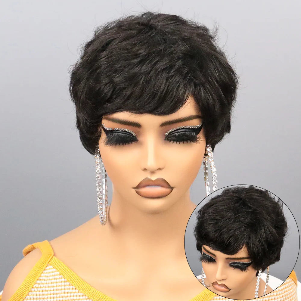 Short Bob Wig Human Hair for