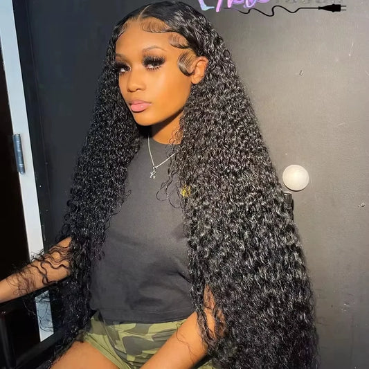 Deep Wave Frontal Wig Hd Lace Wigs On Clearance Sale 13x4 13x6 Water Wave