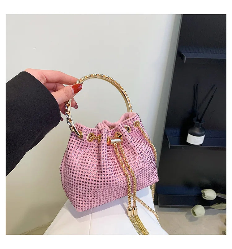 Luxury Diamonds Designer Party Handbag 2023 Tassel Chain Evening