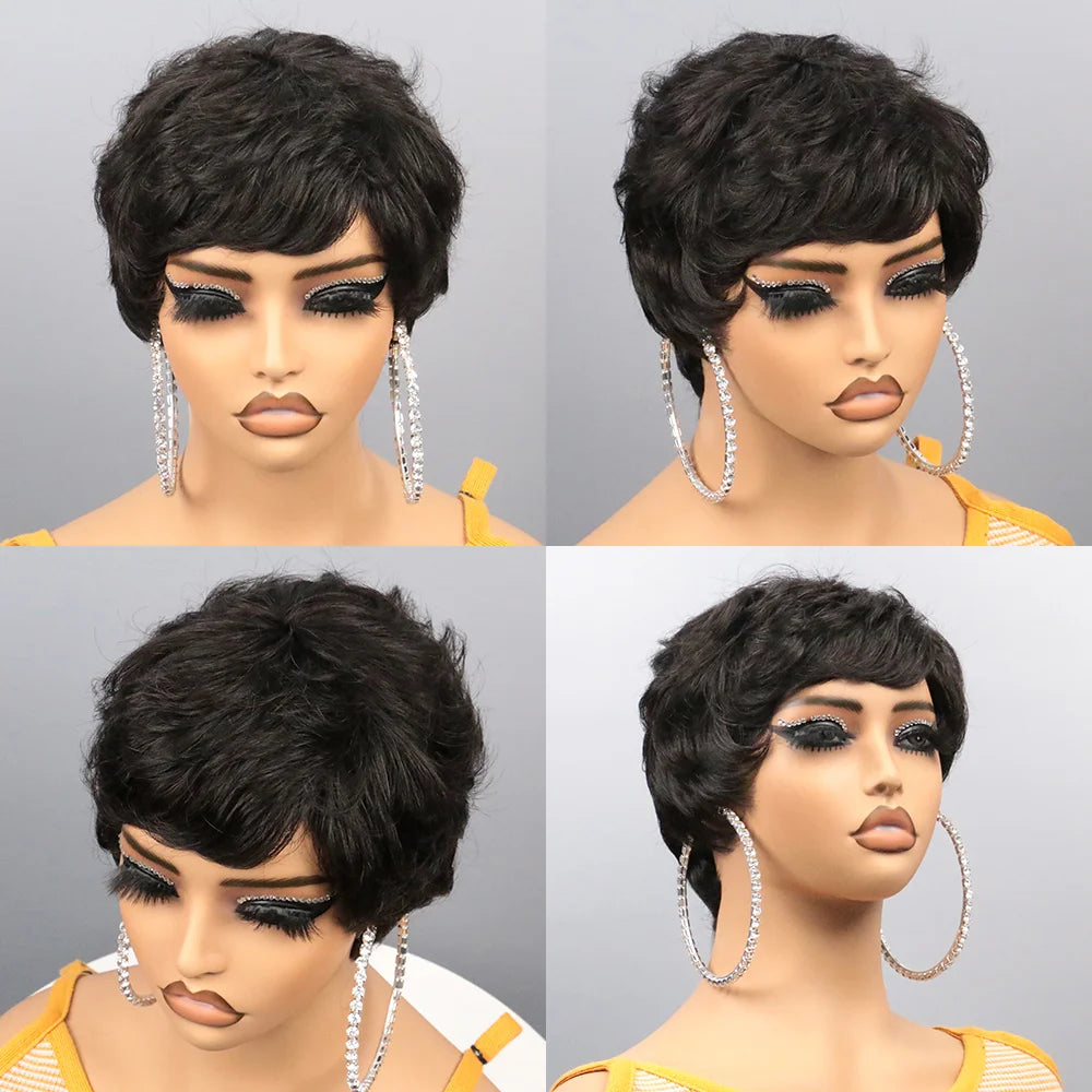 Short Bob Wig Human Hair for