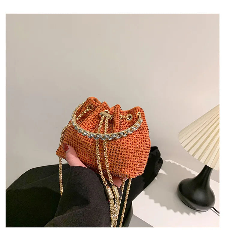Luxury Diamonds Designer Party Handbag 2023 Tassel Chain Evening