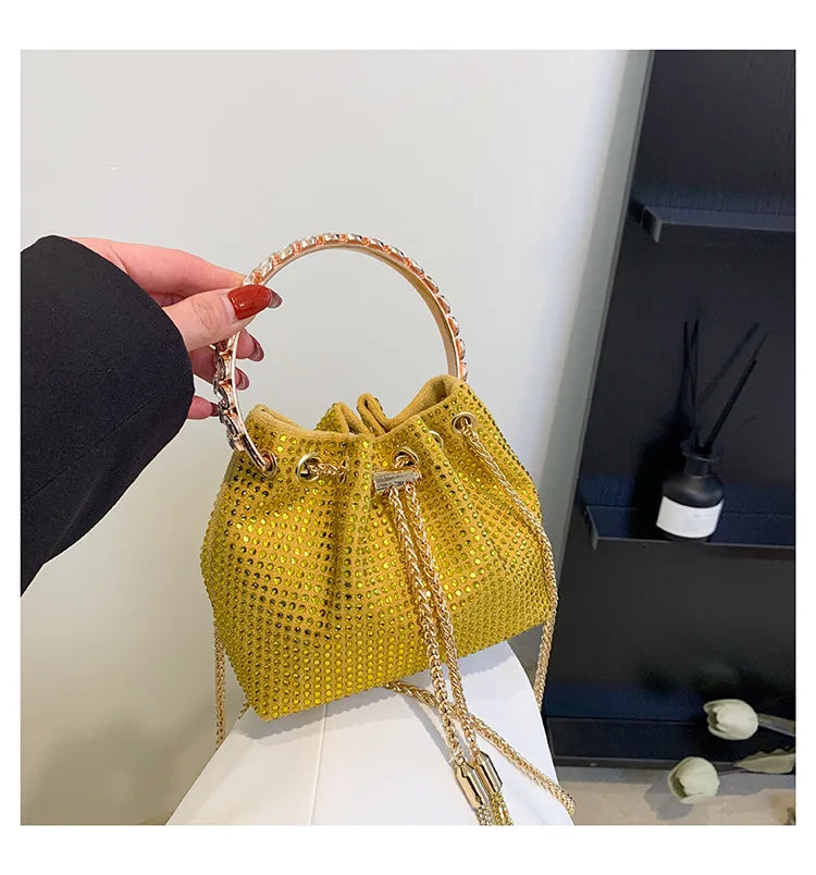 Luxury Diamonds Designer Party Handbag 2023 Tassel Chain Evening
