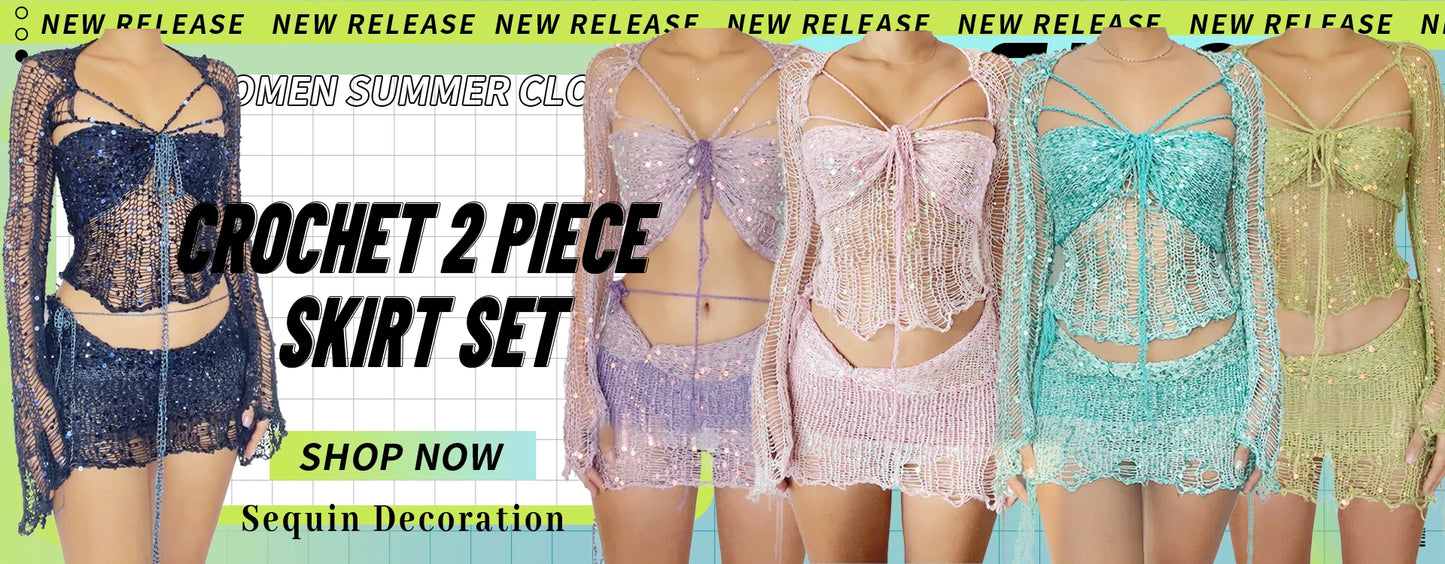 Bandage Sexy Hollow Out 2 Piece Sets Flare Pants Women Luxury