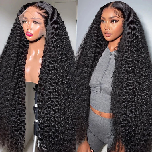 Deep Wave Frontal Wig Hd Lace Wigs On Clearance Sale 13x4 13x6 Water Wave