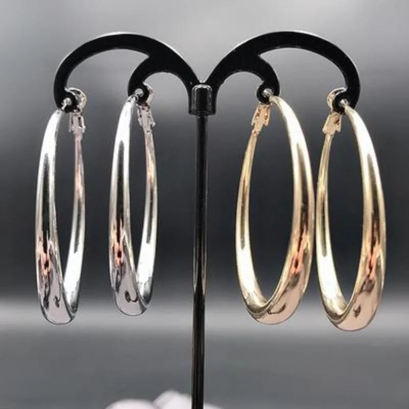 New Fashion 18K Gold Hoop Earrings For Women