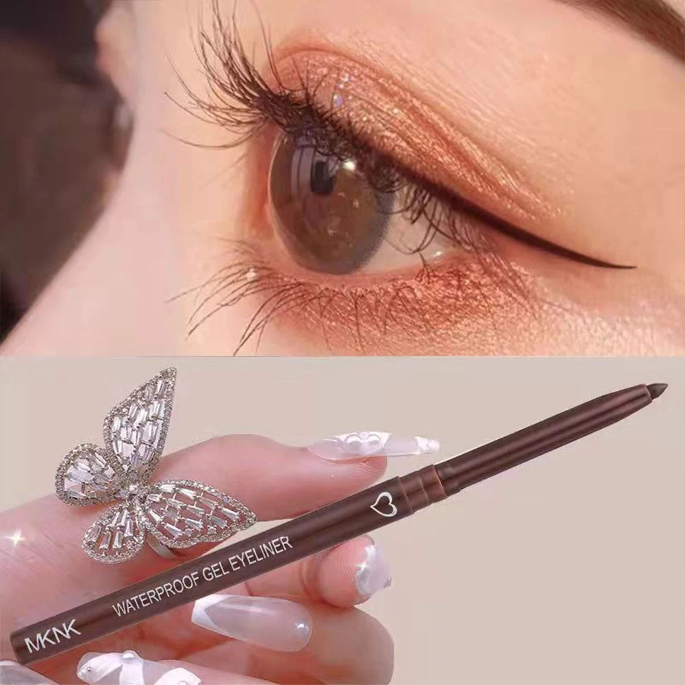 Waterproof Eyeliner Pen Smooth Matte Black Brown