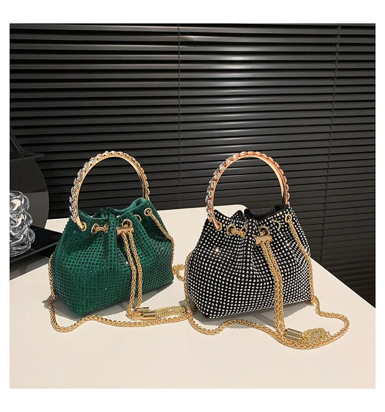 Luxury Diamonds Designer Party Handbag 2023 Tassel Chain Evening