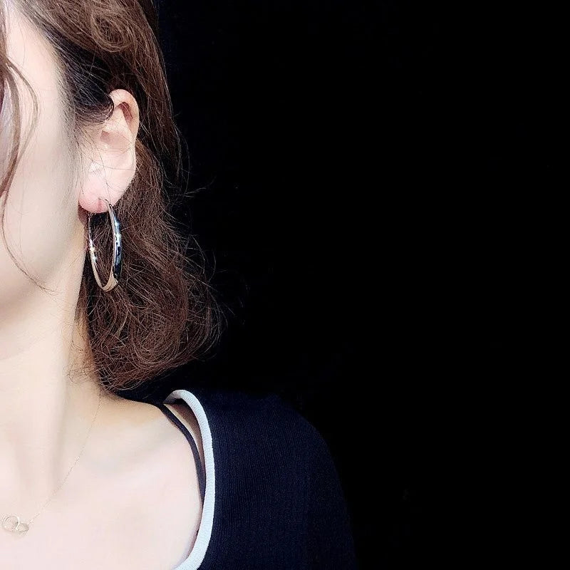 New Fashion 18K Gold Hoop Earrings For Women