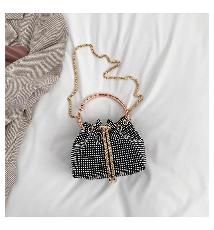 Luxury Diamonds Designer Party Handbag 2023 Tassel Chain Evening