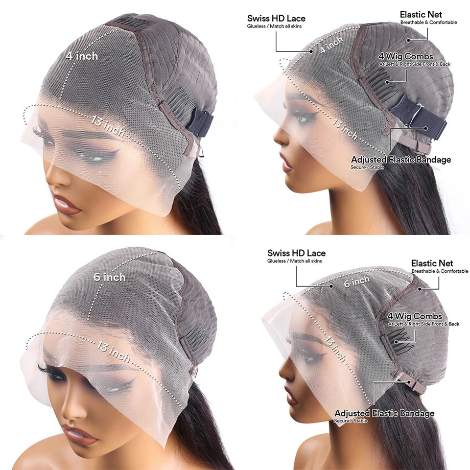 Deep Wave Frontal Wig Hd Lace Wigs On Clearance Sale 13x4 13x6 Water Wave