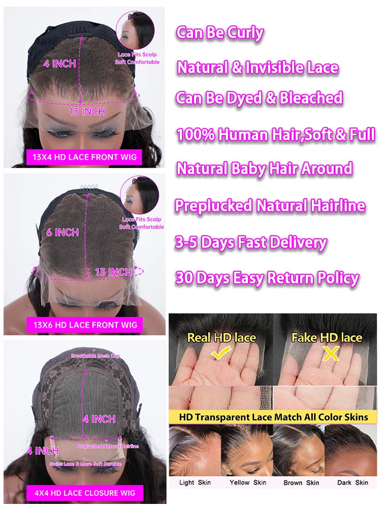 13x4 Highlight Wig Human Hair 13x6 Hd Lace