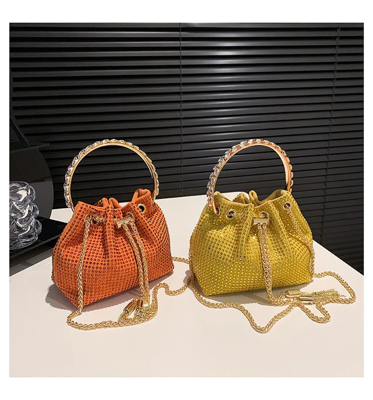 Luxury Diamonds Designer Party Handbag 2023 Tassel Chain Evening