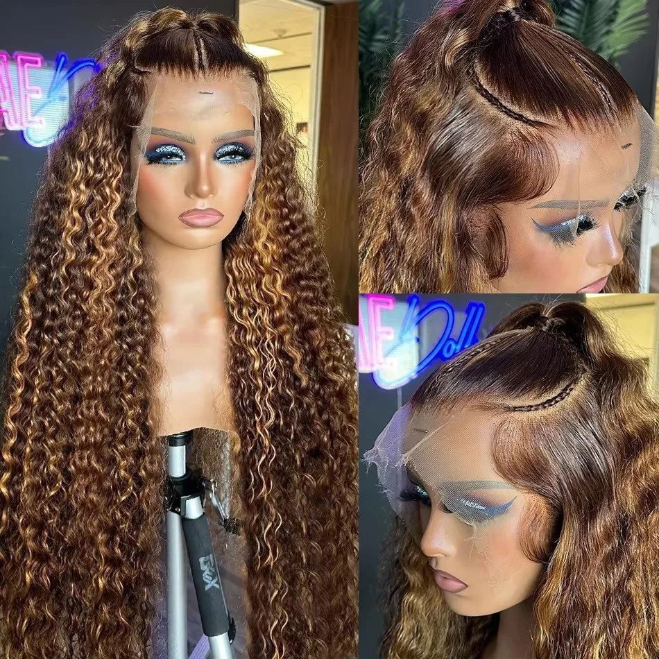 13x4 Highlight Wig Human Hair 13x6 Hd Lace